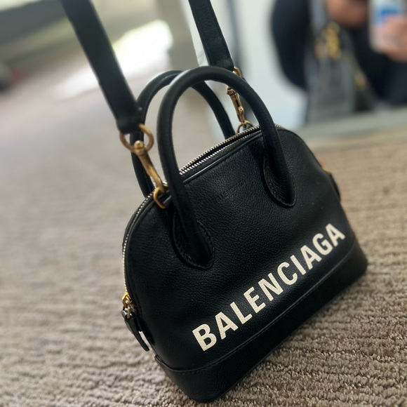 Balenciaga Ville XXS Black and White Small Grain Calfskin - Picture 8 of 8